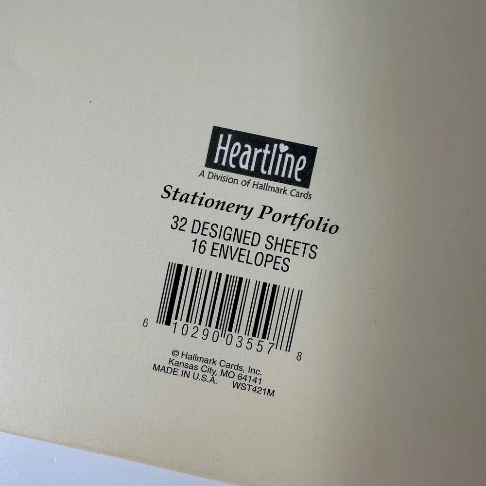 Vintage Heartline Hallmark Teddy Bear Stationery & Notecards 2 Partial Packs